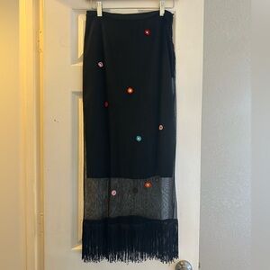 Dolce & Gabane vintage mirrored midi skirt!